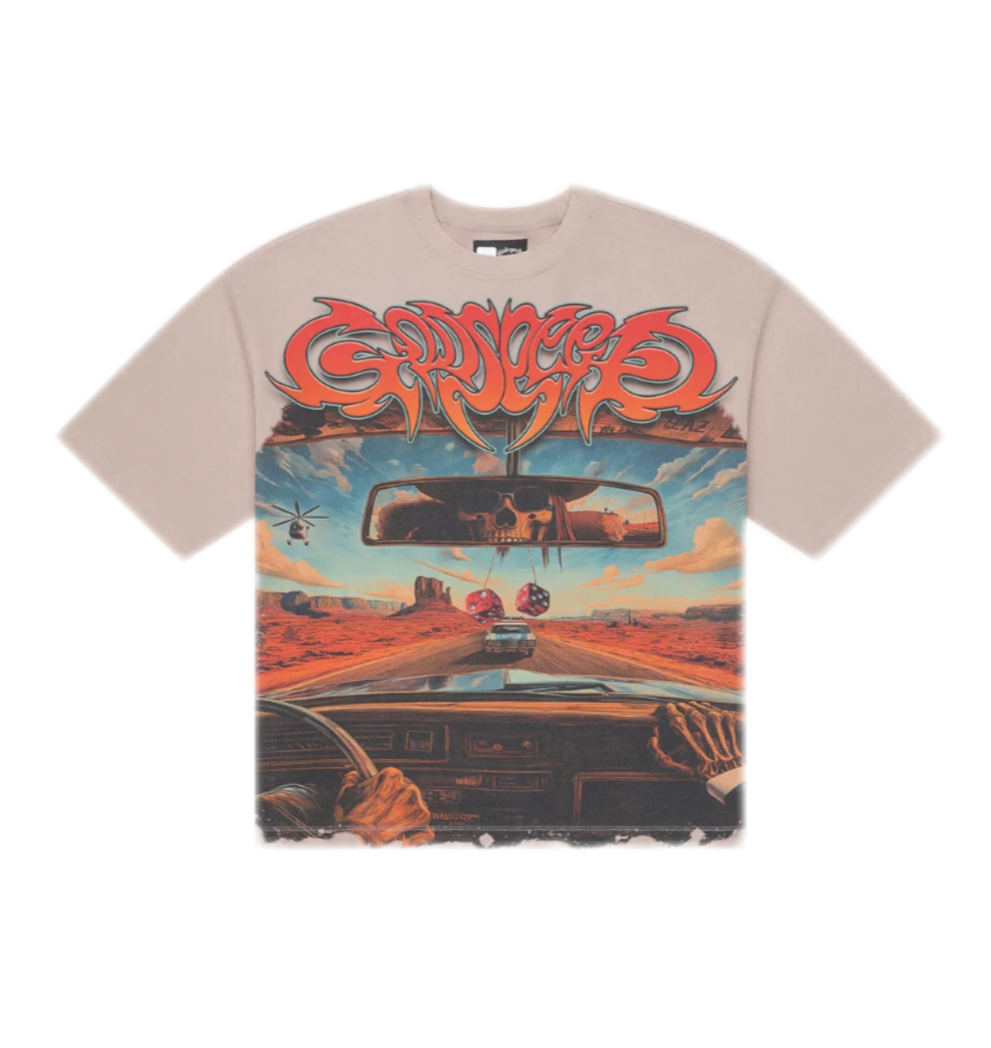Godspeed On The Run T-Shirt Stone
