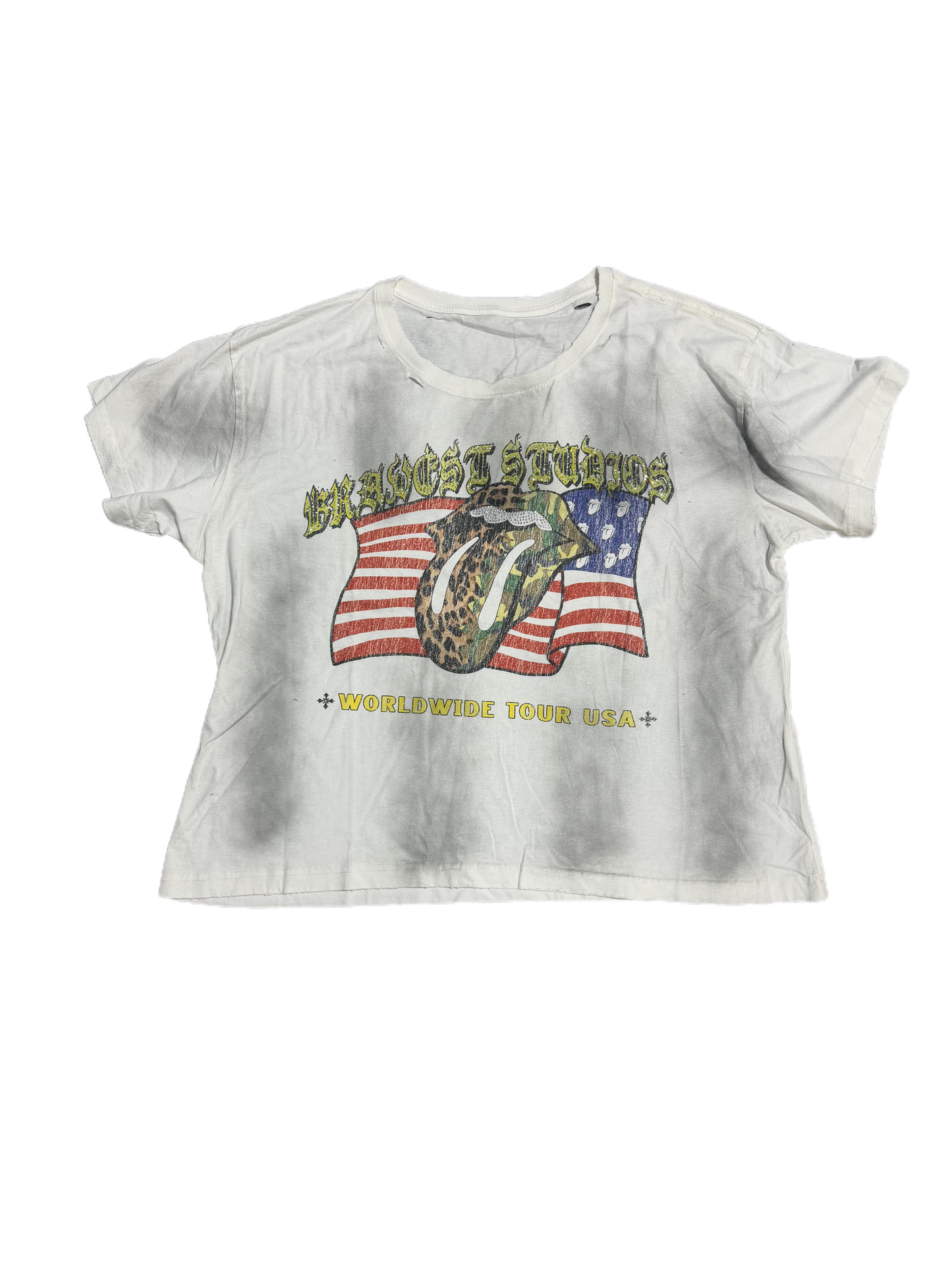 Bravest Studios Worldwide Tour USA T-Shirt White