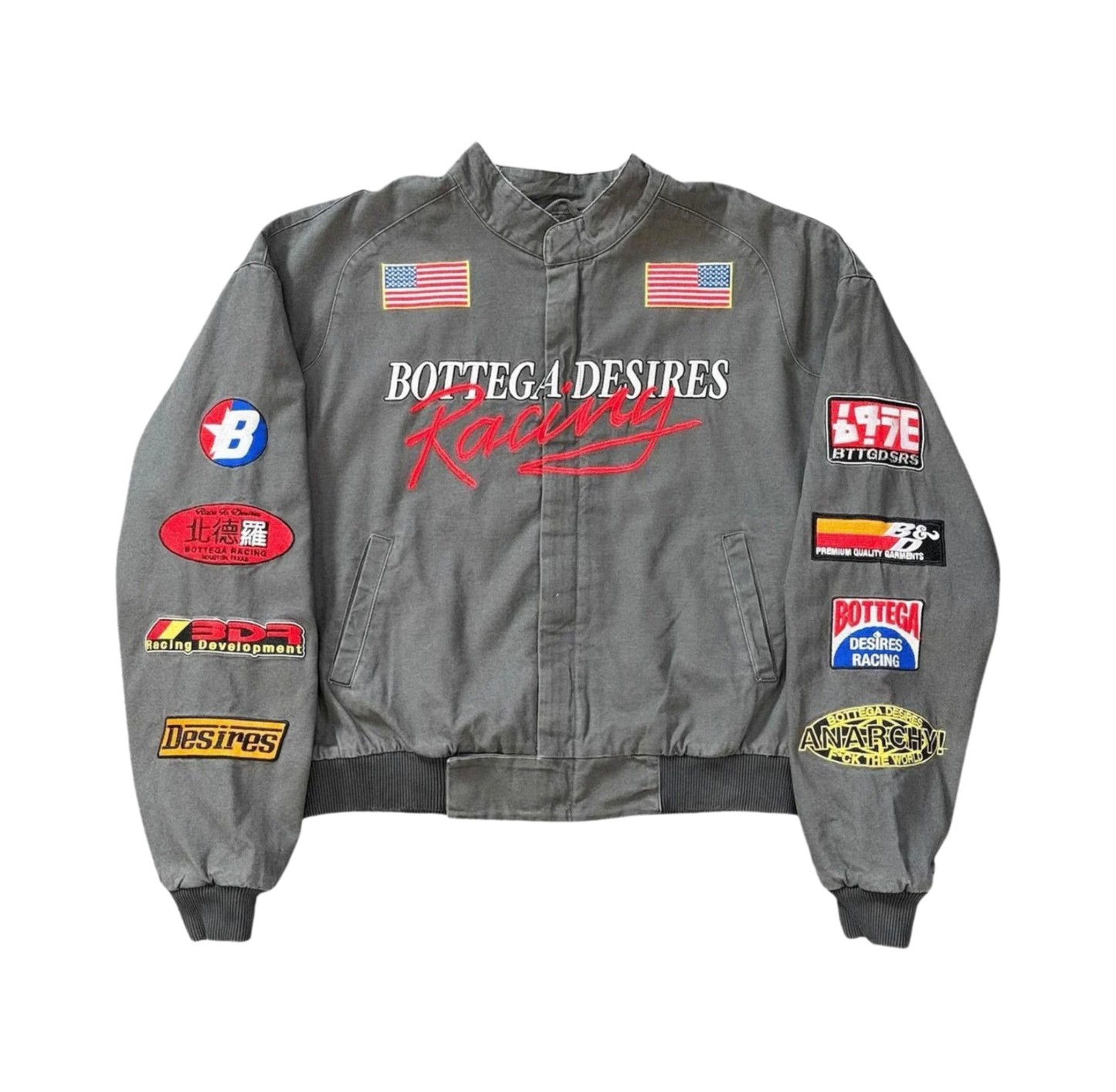 Bottega Desires Racing Jacket Grey