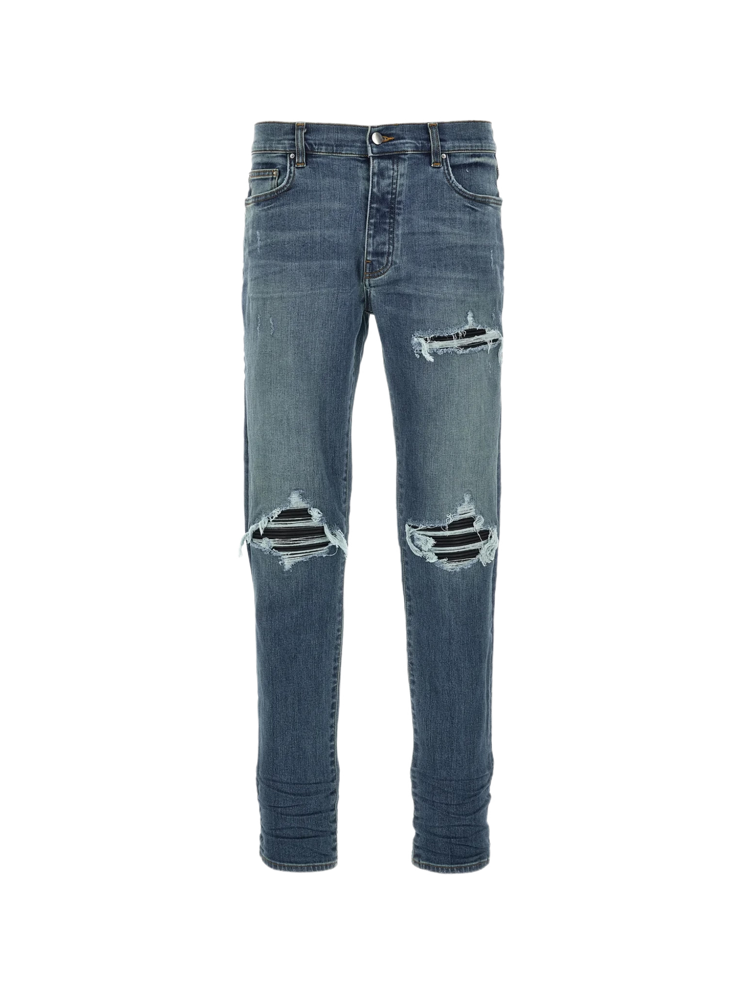 Amiri Jeans MX1 Leather Patch Dark Indigo