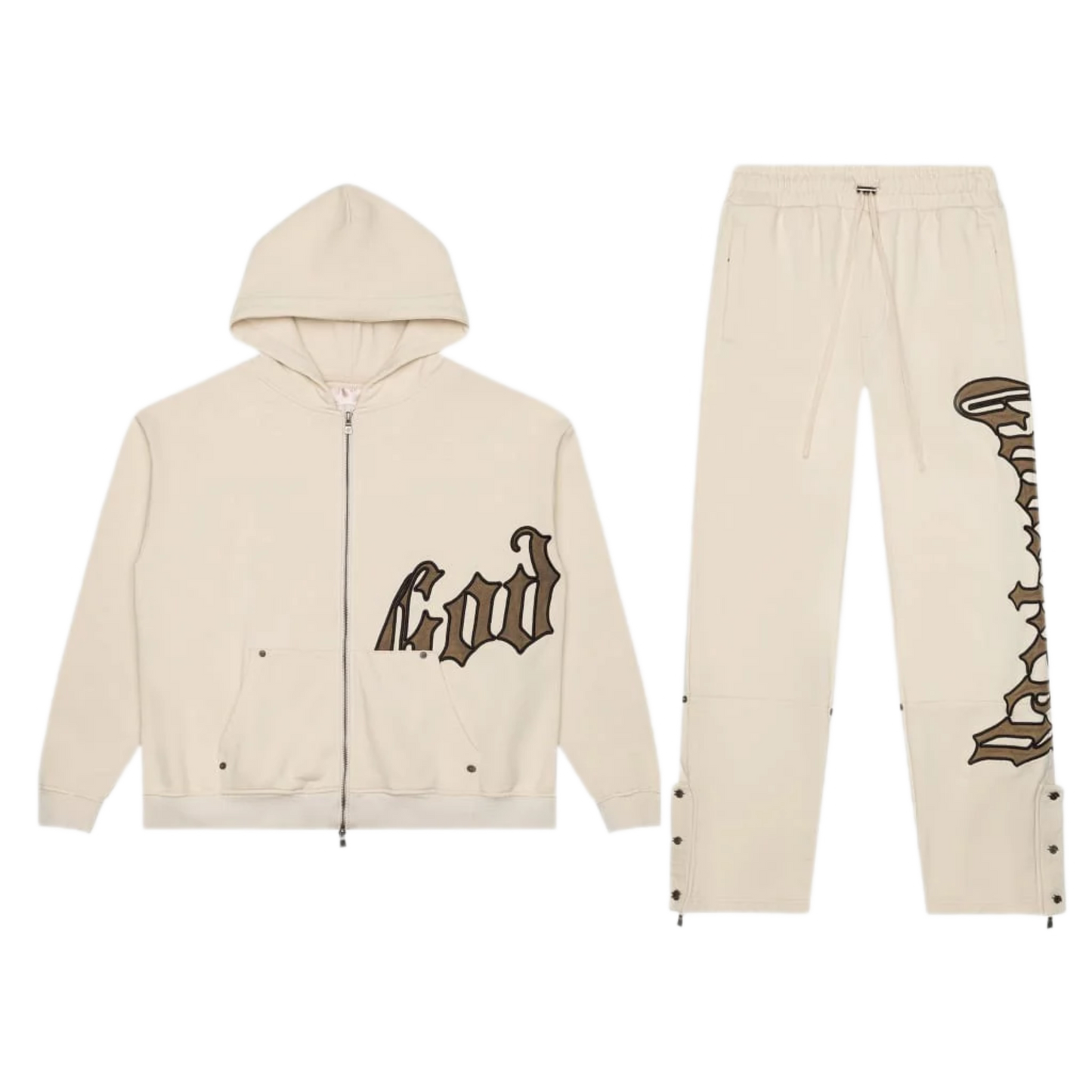 Godspeed OG Logo Sweatsuit V2 Creme/Brolive