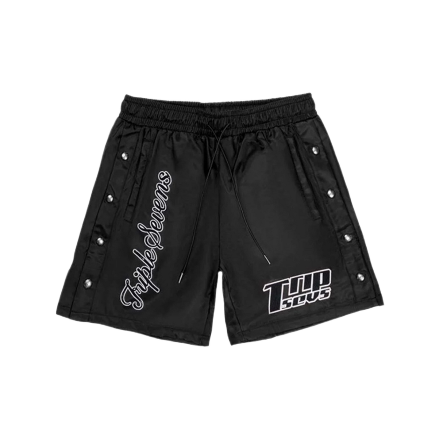 Triple Seven Nylon Shorts Black