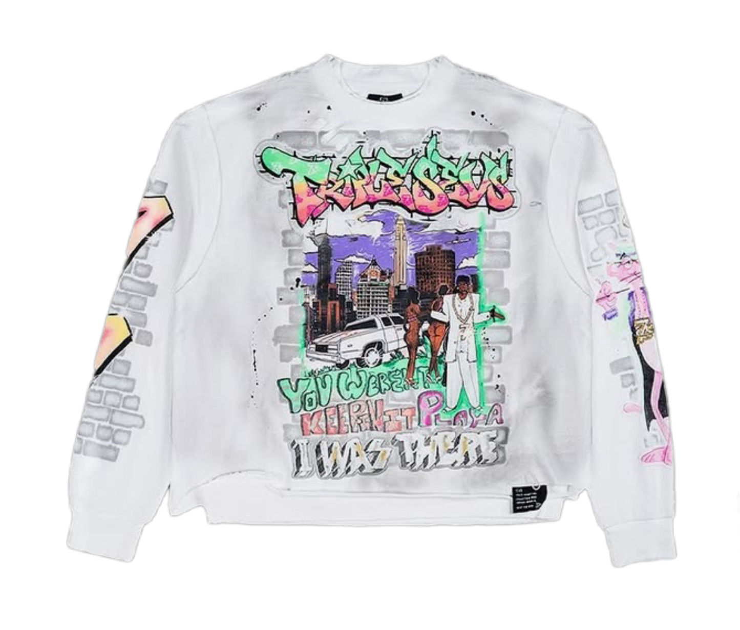 Triple Seven Player Long Sleeve White