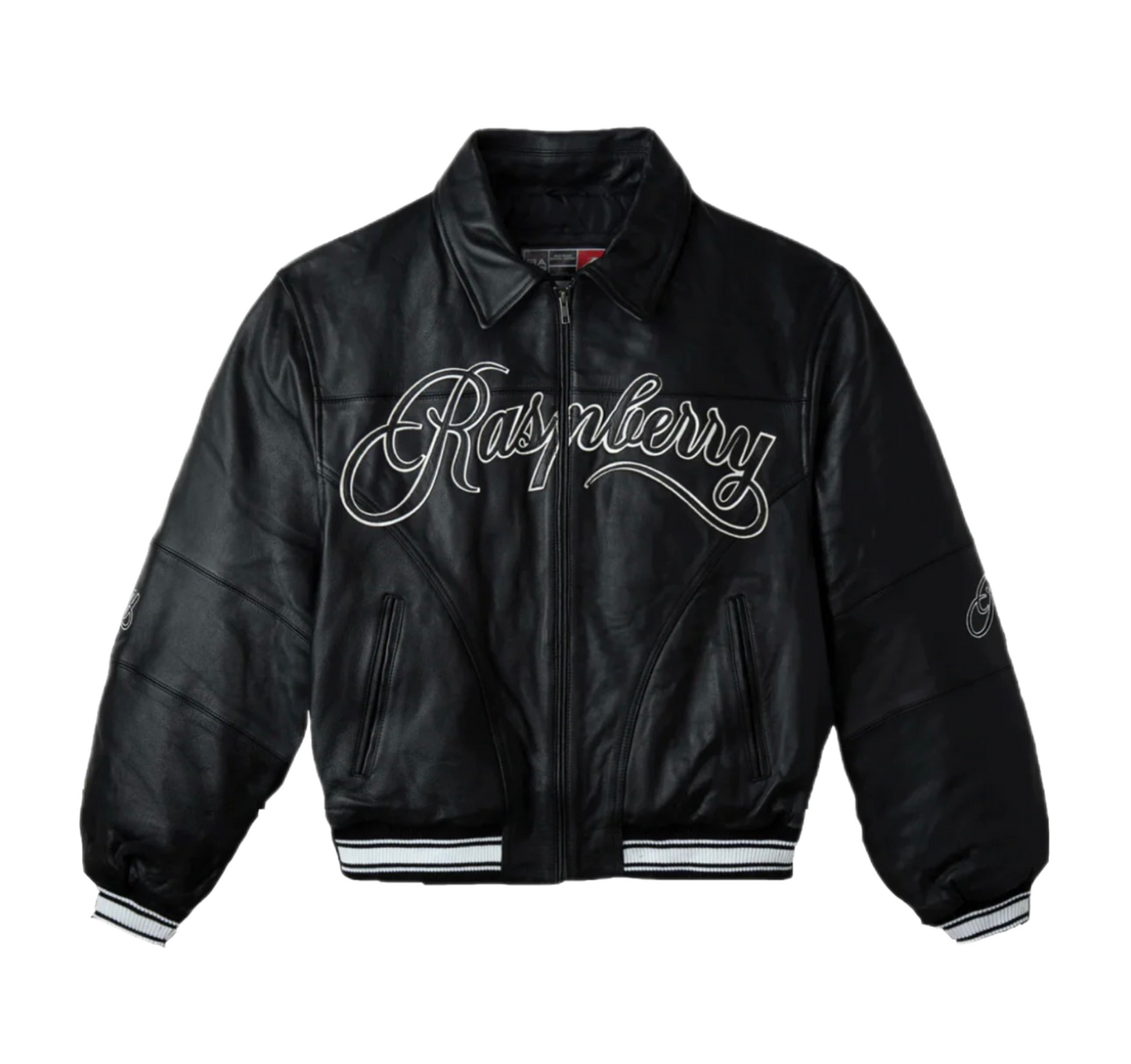 GV Gallery Raspberry Hills GG Leather Jacket Black
