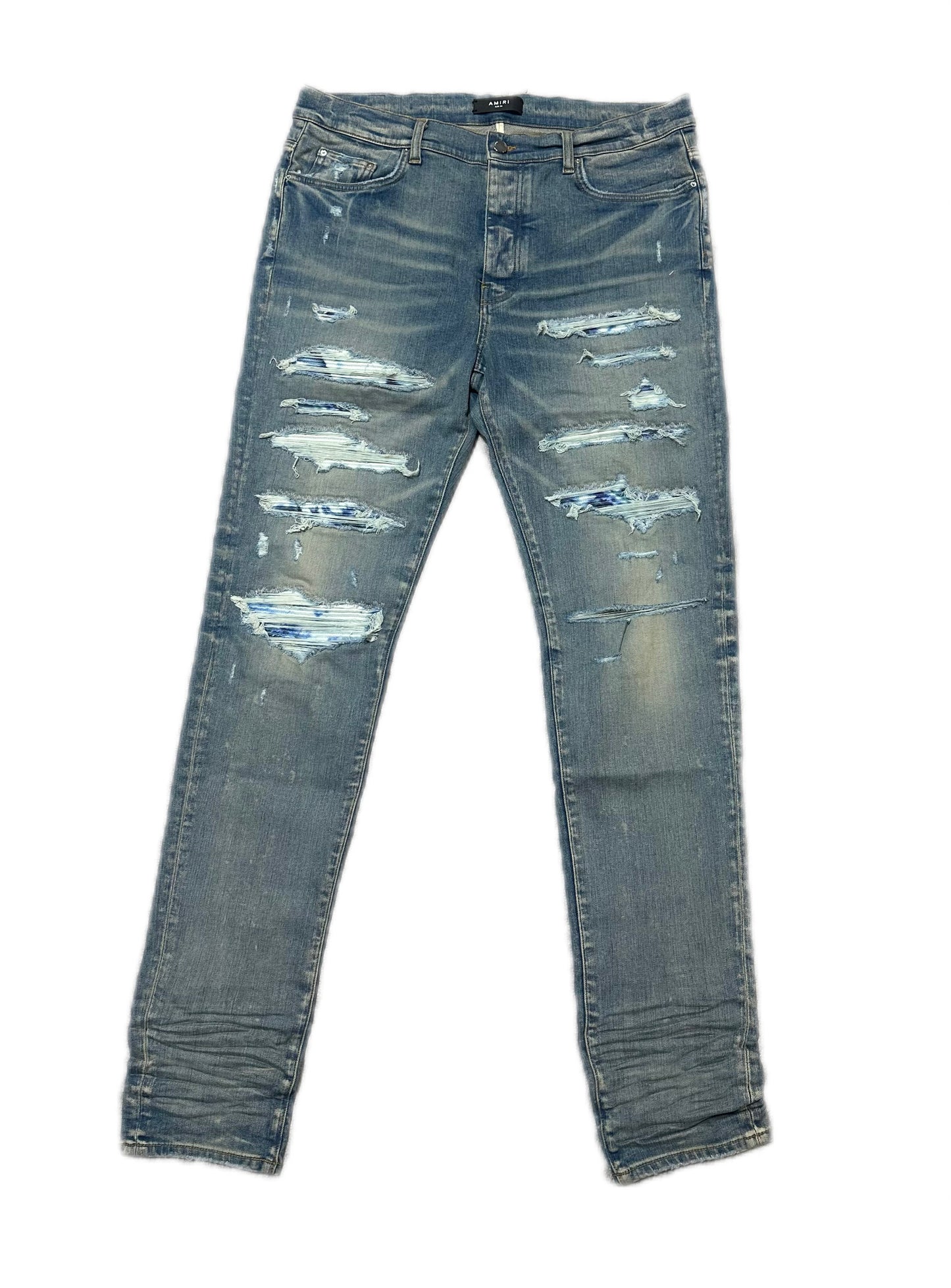 Amir Jeans Thrasher Blue Tie Dye Patch