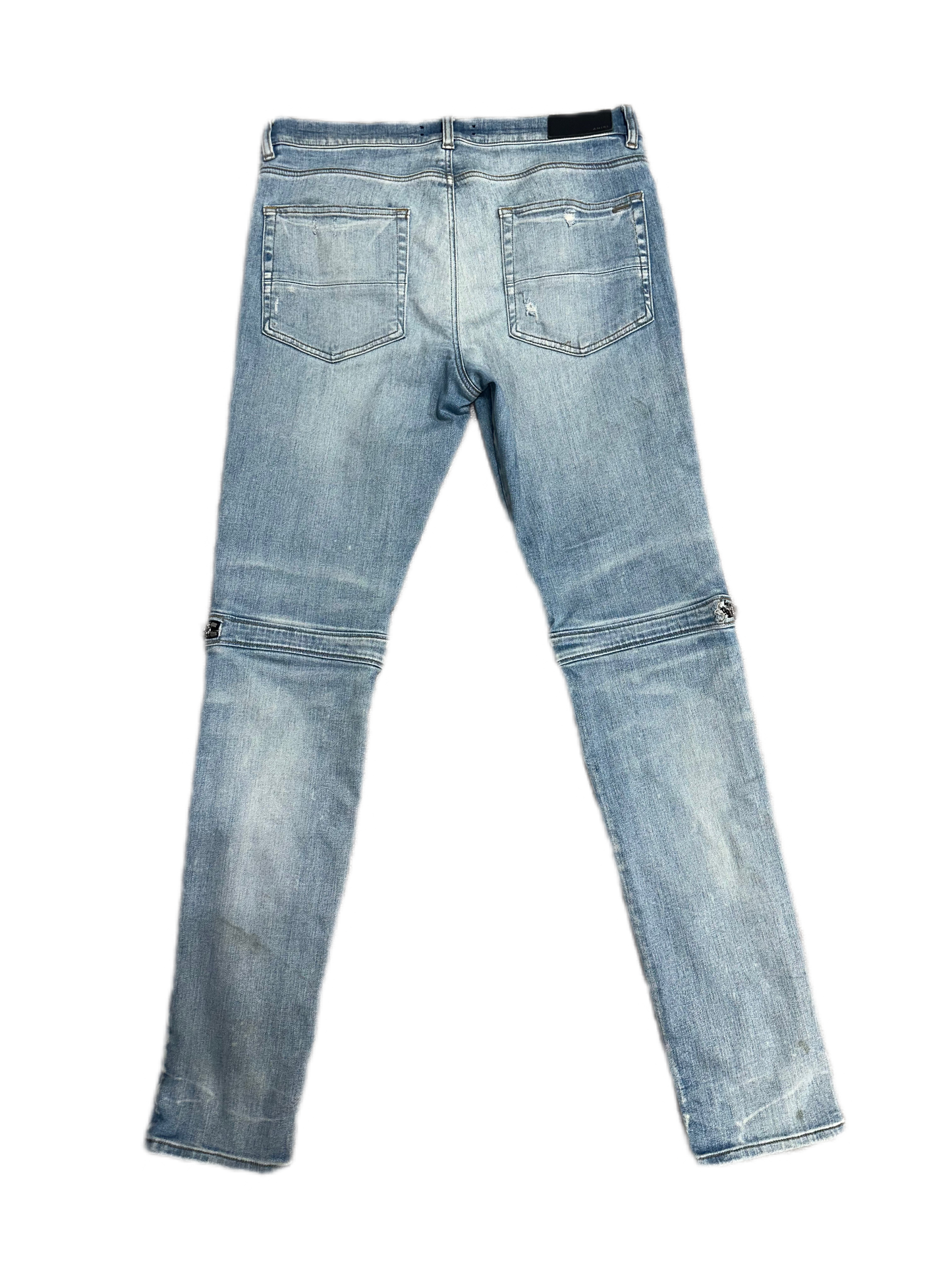 Amiri Jeans MX2 Plaid Clay Indigo (PREOWNED)