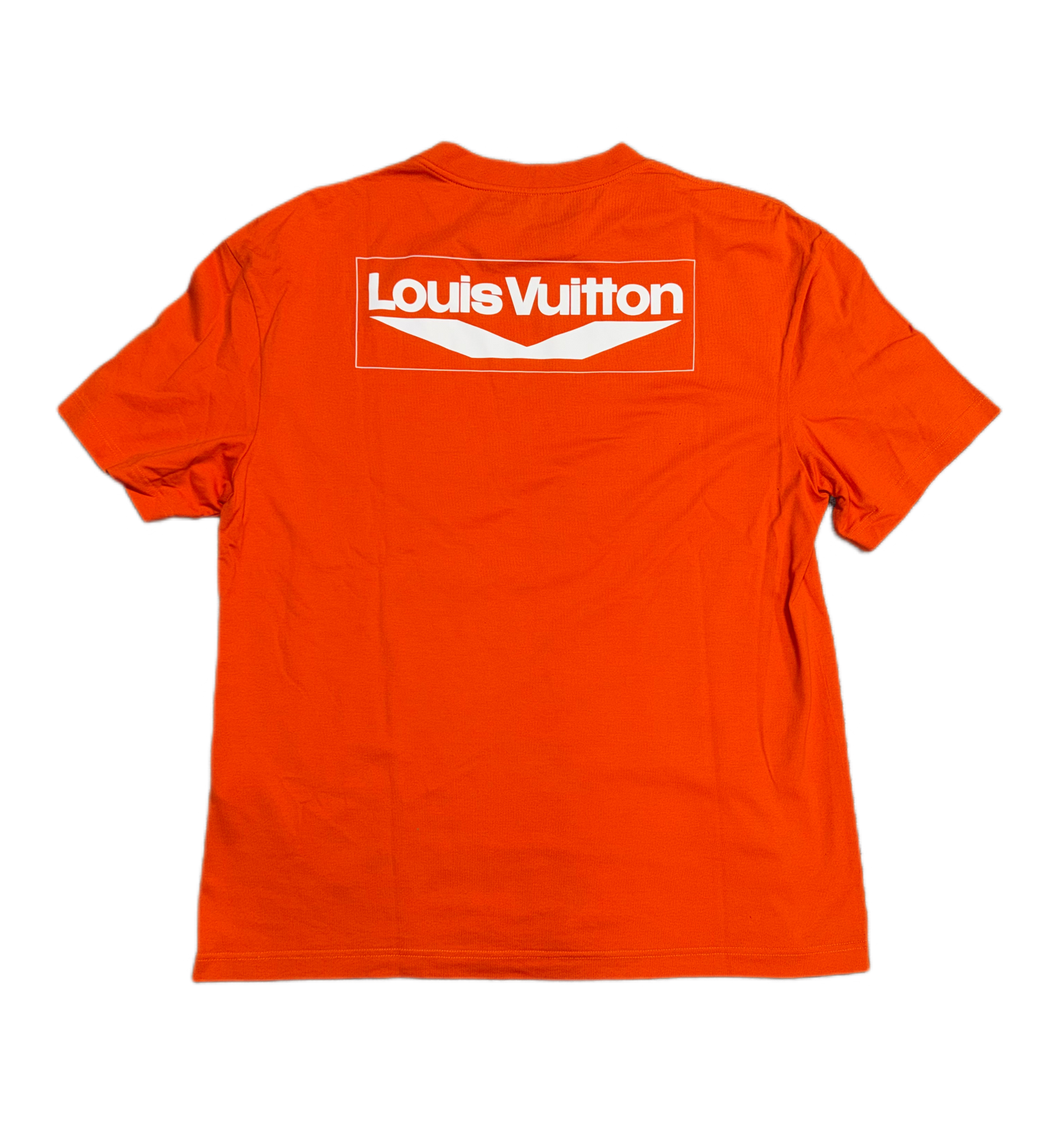 Louis Vuitton Graphic Print T-Shirt Orange (PREOWNED)