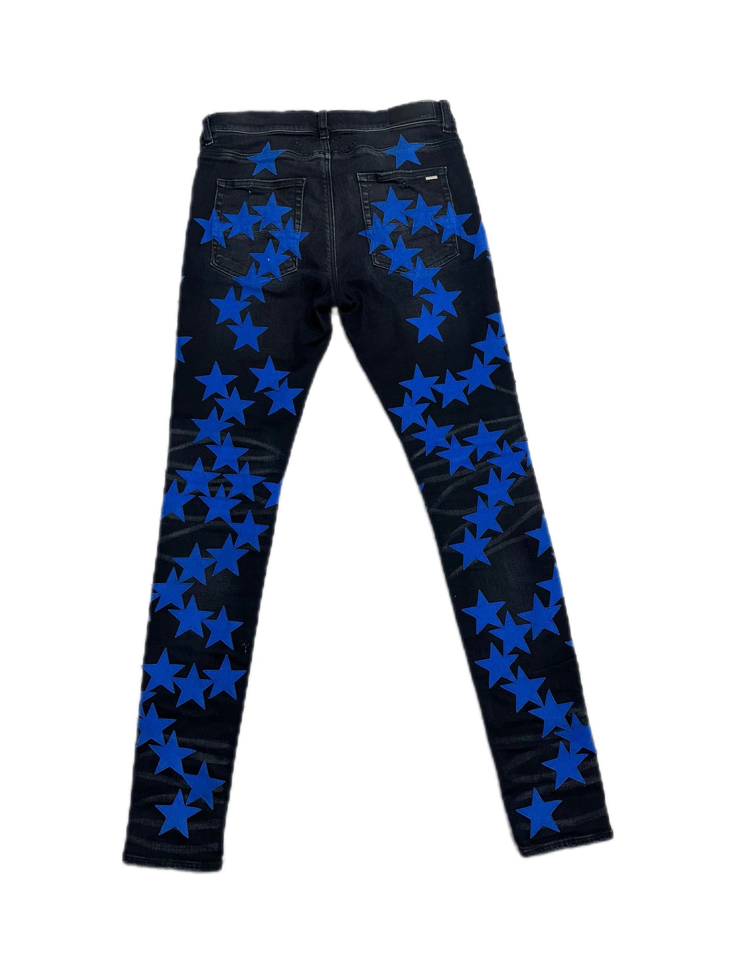 Amiri Jeans Chemist Blue Star Aged Black (PREOWNED) Size:32
