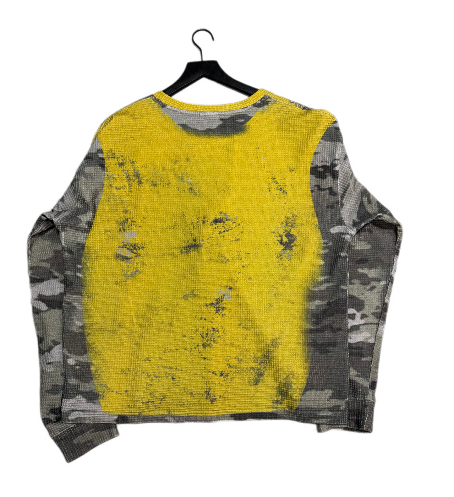 Vale Forever Camo Futball Long Sleeve Thermal Yellow/Grey (PREOWNED)