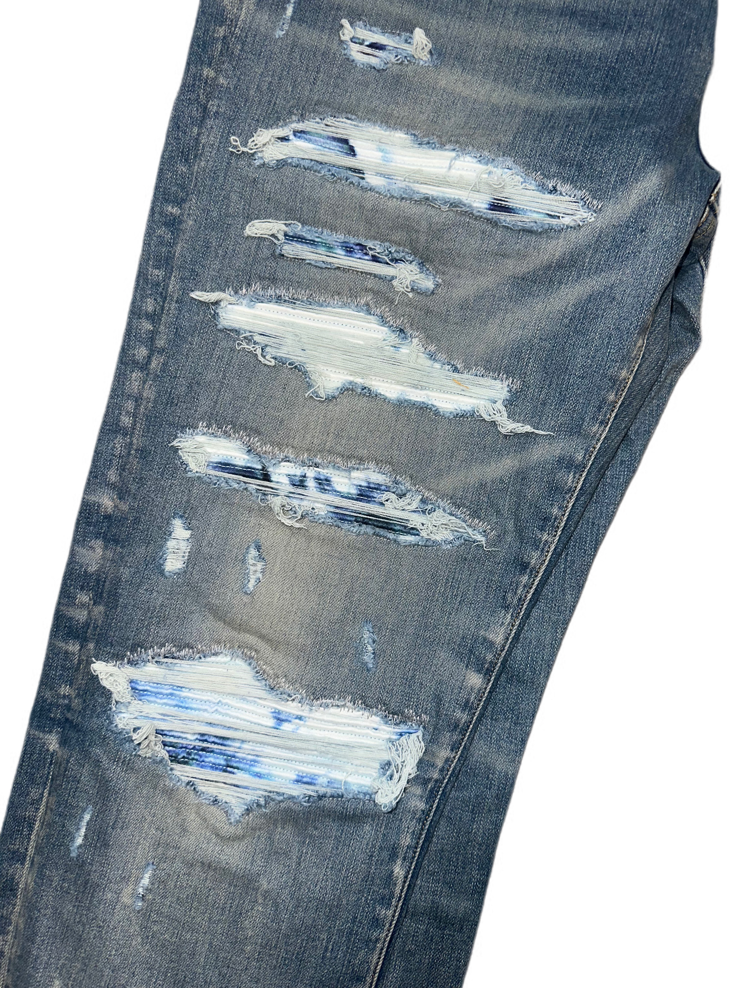 Amir Jeans Thrasher Blue Tie Dye Patch