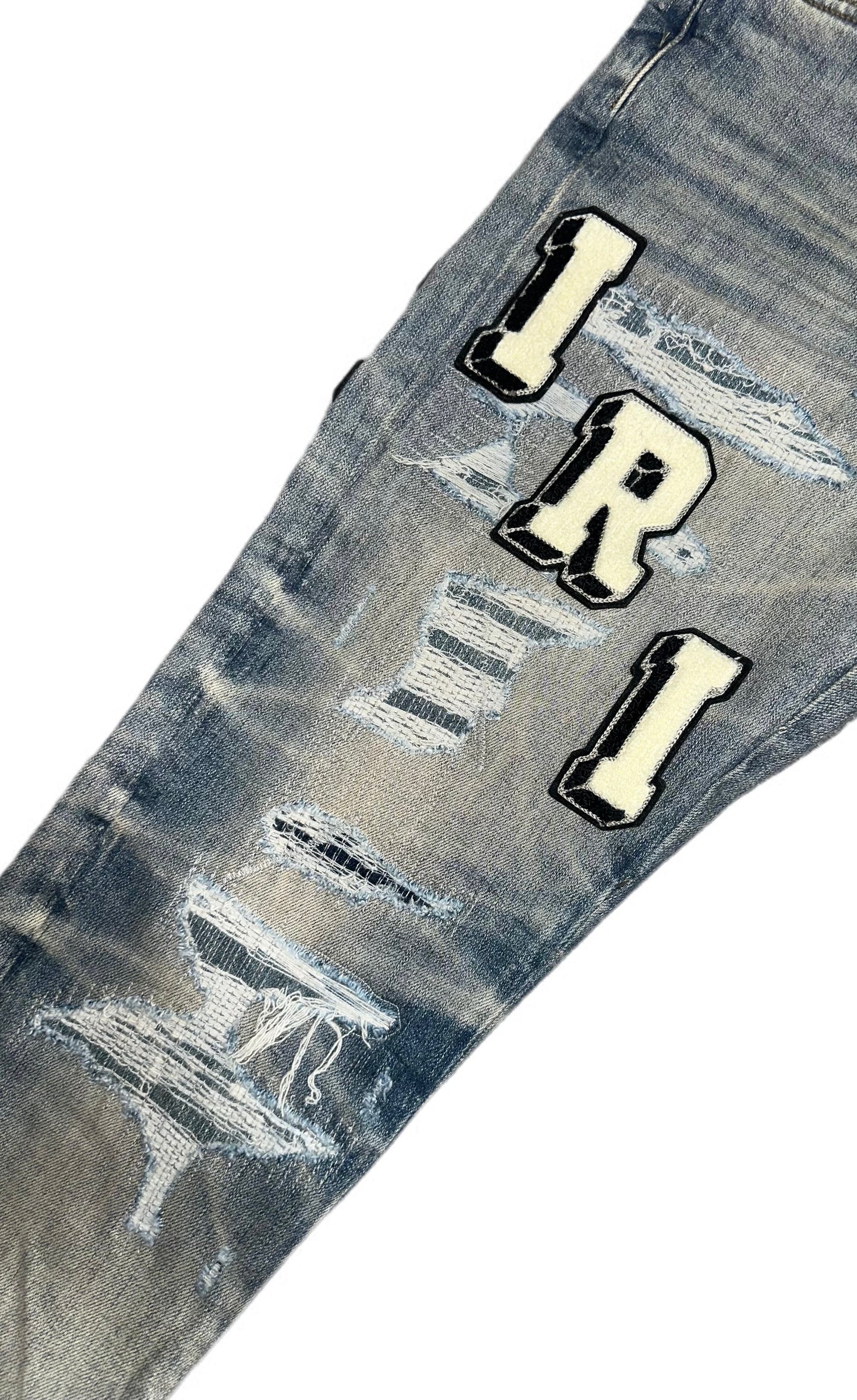 Amiri Jeans Varsity Vintage Indigo