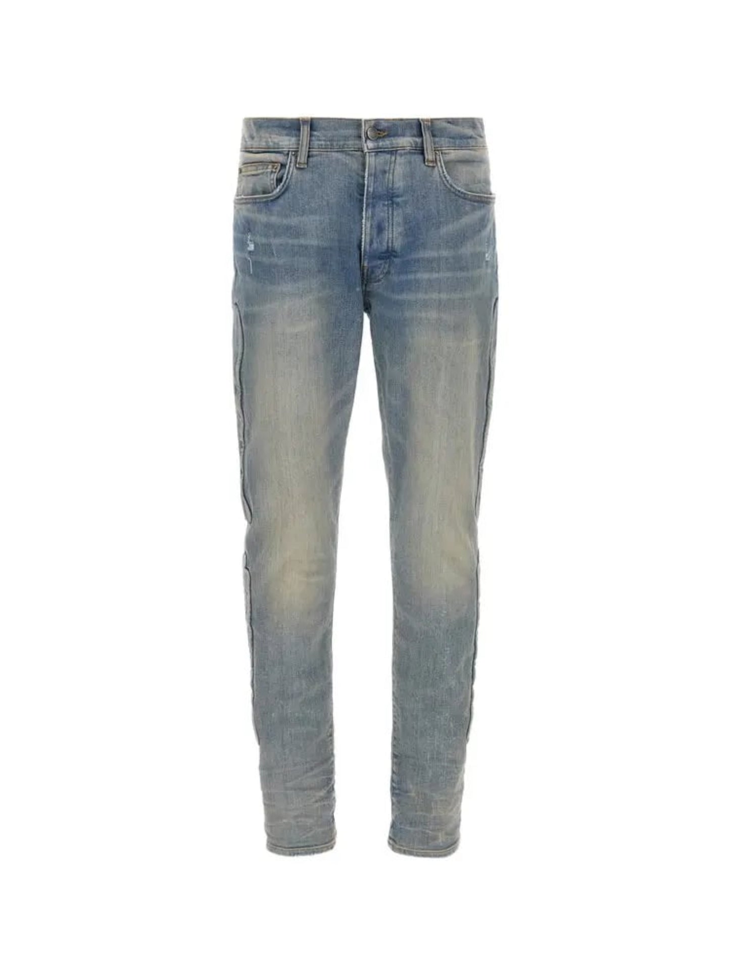 Amiri Jeans Light Wash 3D Bones