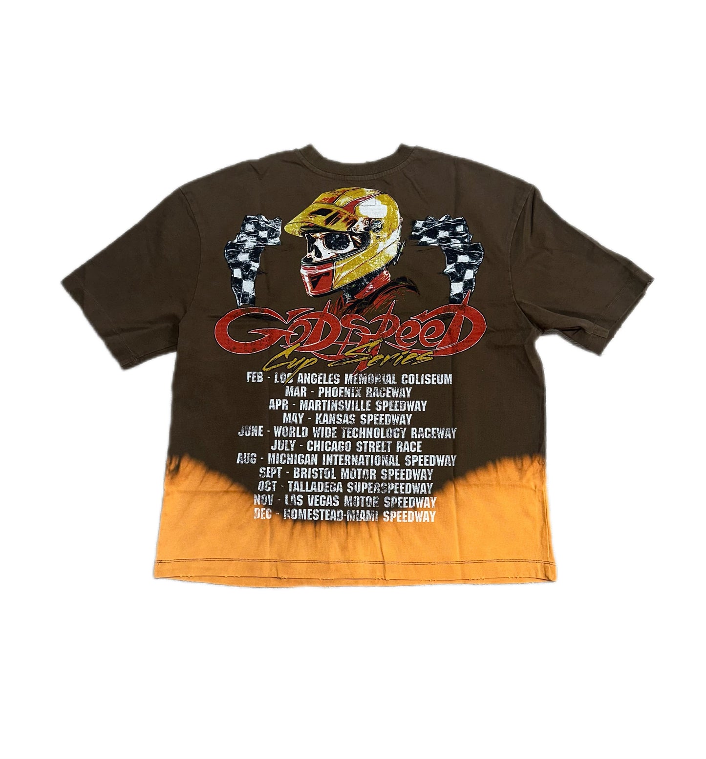 Godspeed For The Win T-Shirt Brown