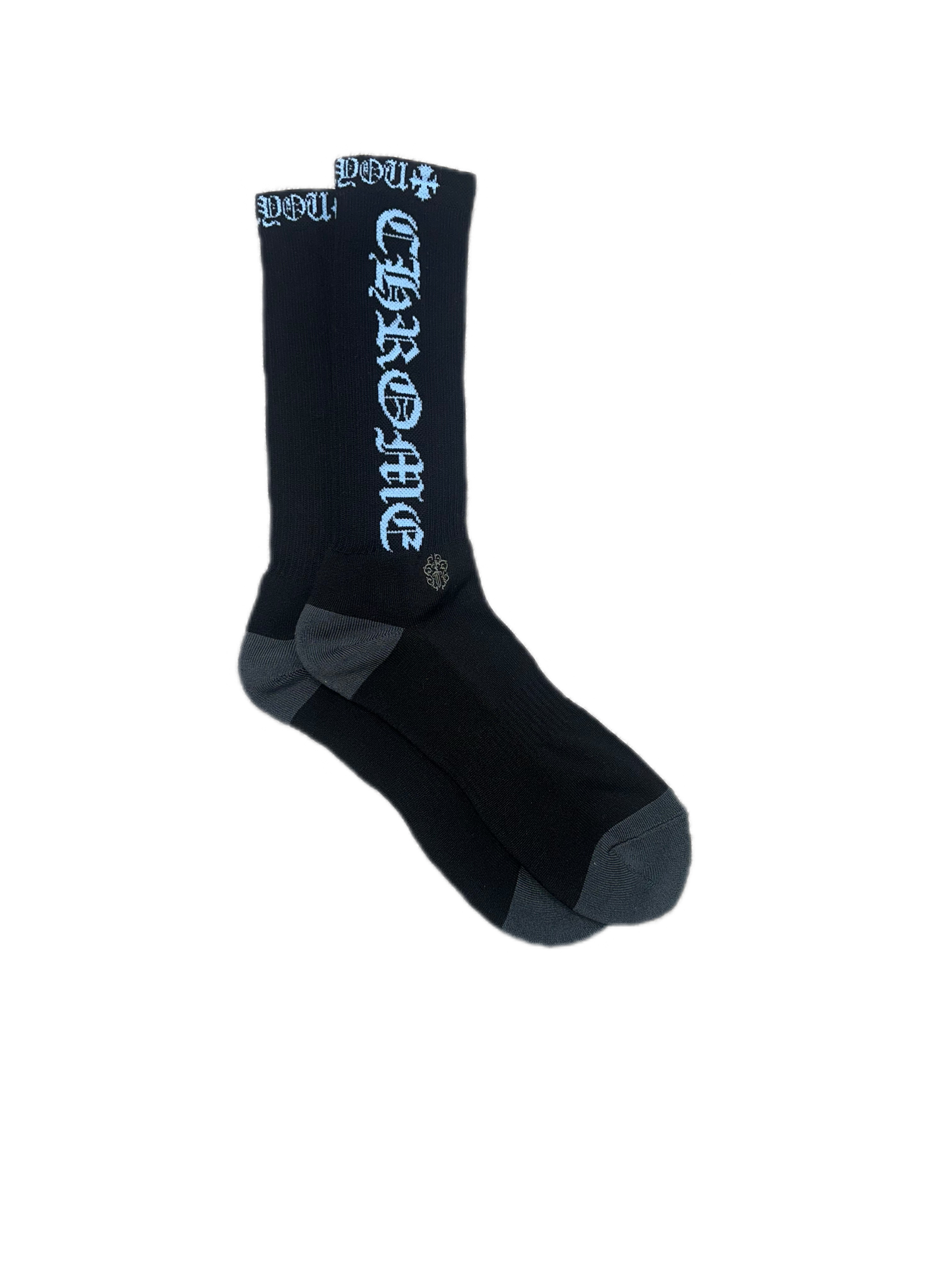 Chrome Hearts Fuck You Socks Black