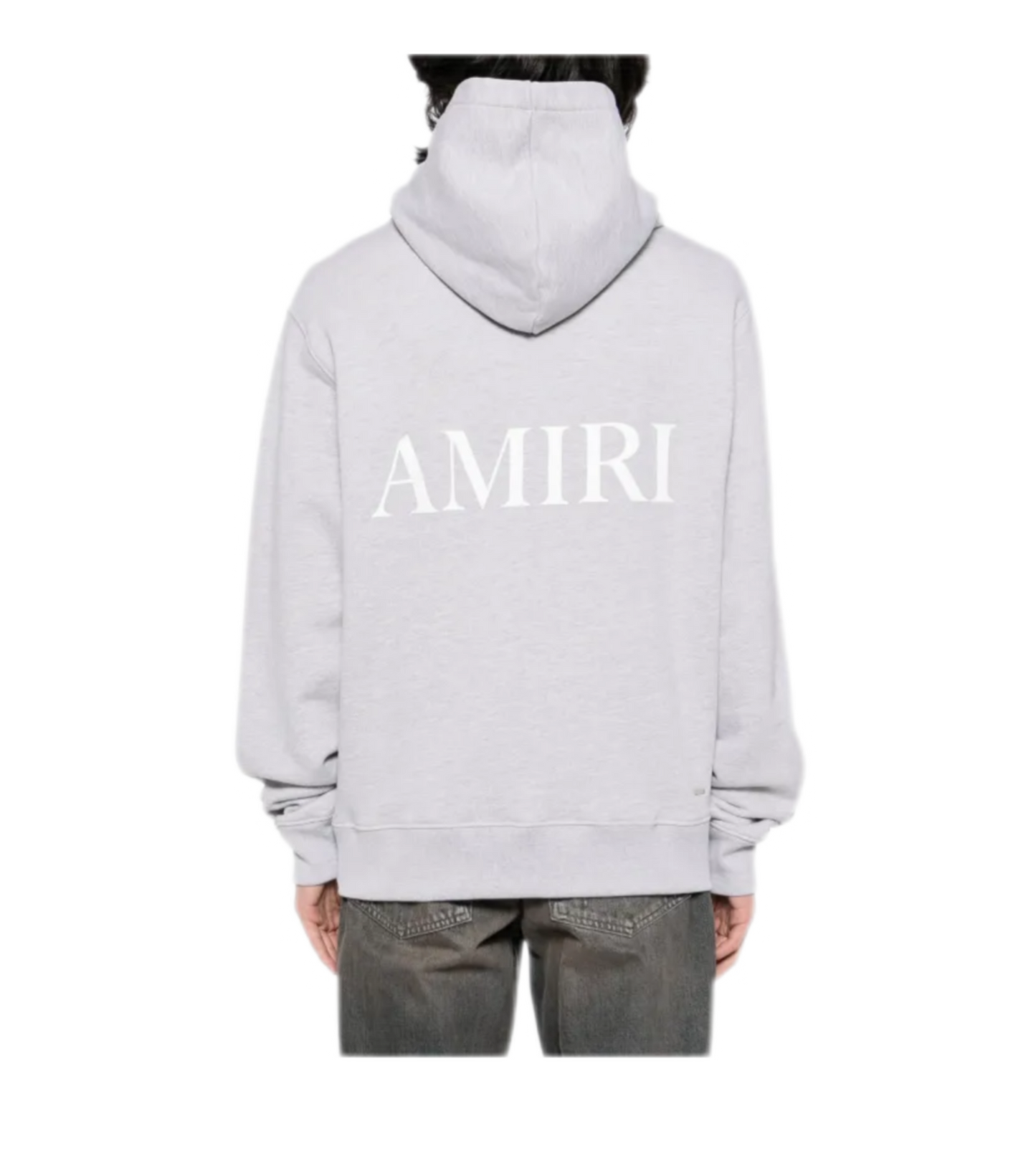 Amiri MA Core Logo Hoodie Grey