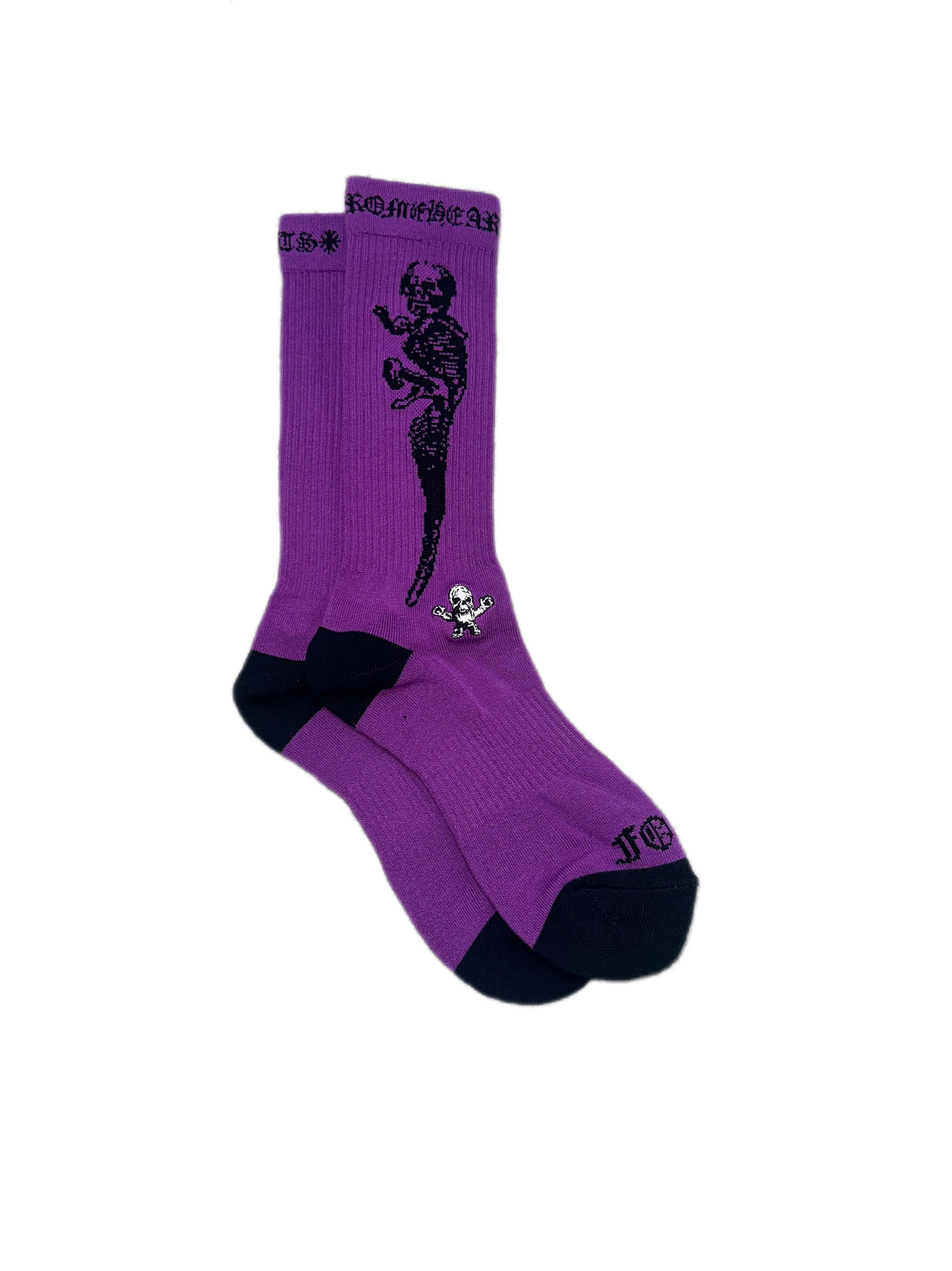 Chrome Hearts Foti Socks Purple/Red/Blue