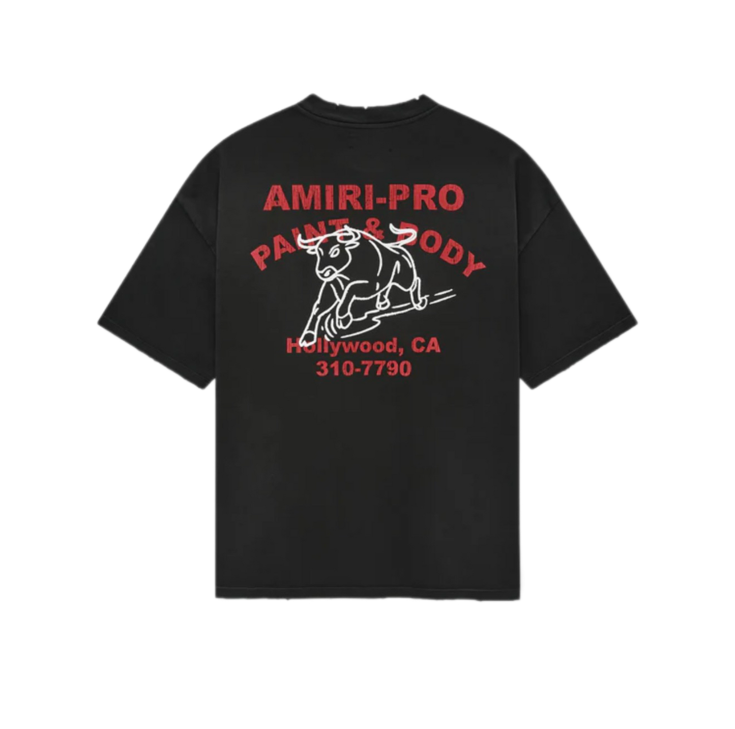 Amiri Bull Oversized T-Shirt Black
