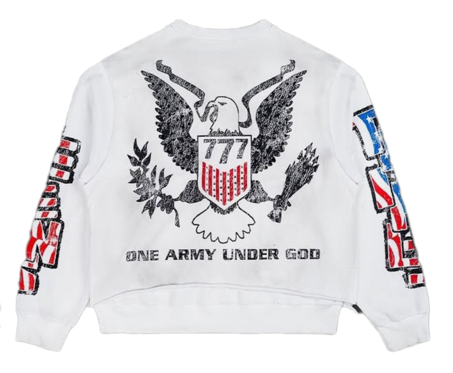 Triple Seven Trade War Long Sleeve White