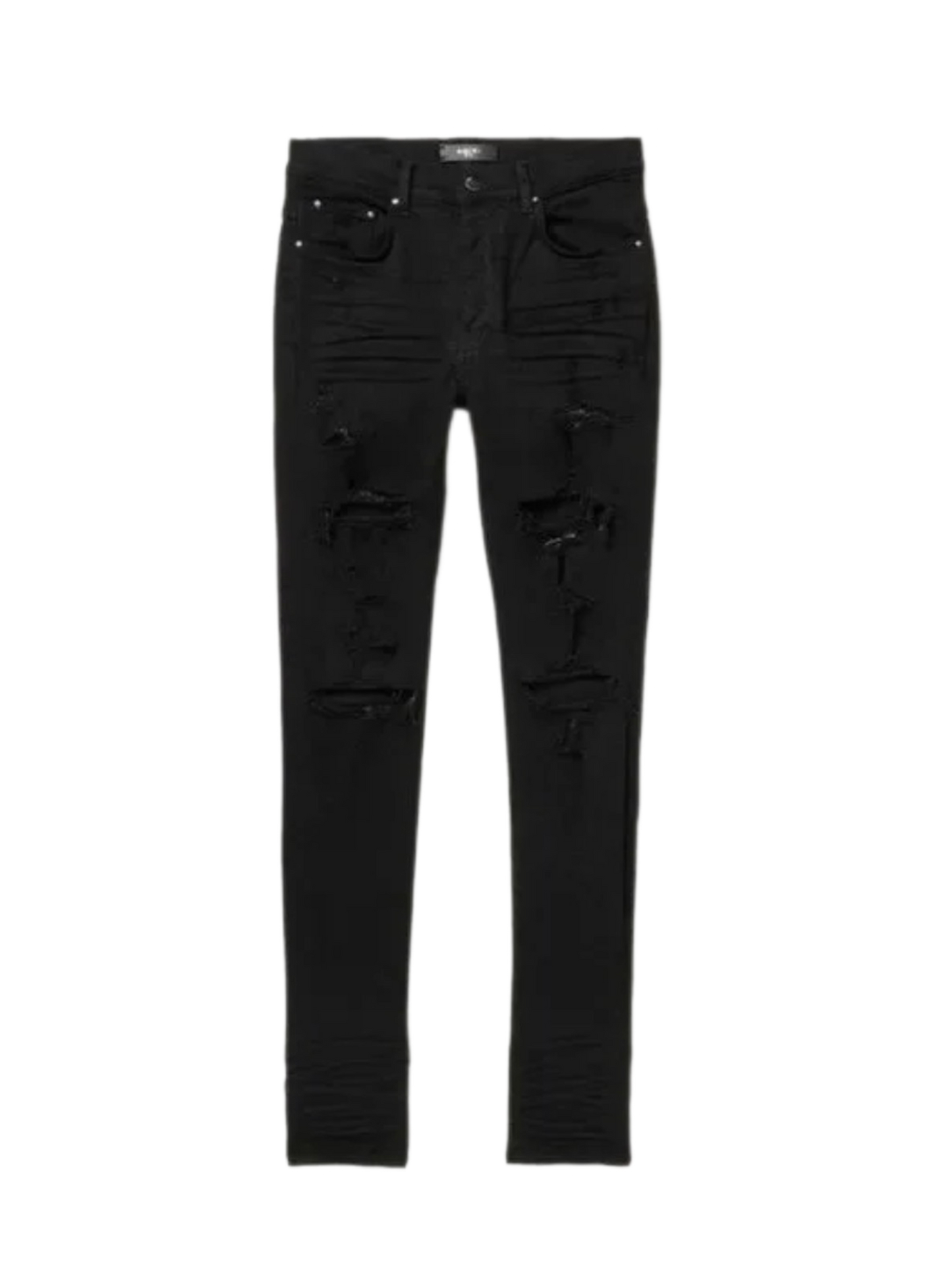 Amiri Jeans Thrasher Plus Distressed Black