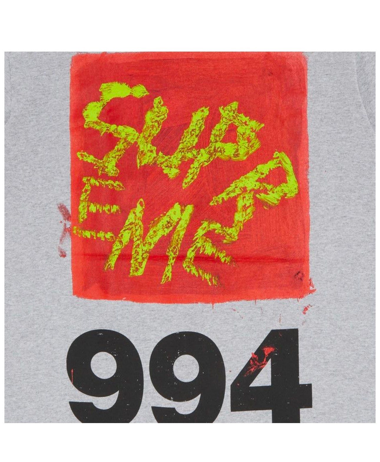 Supreme Paint T-Shirt Heather Grey