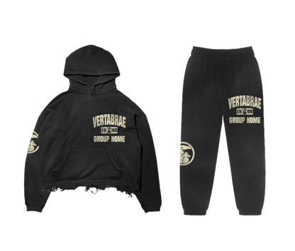 Vertabrae Group Home Sweatsuit Black