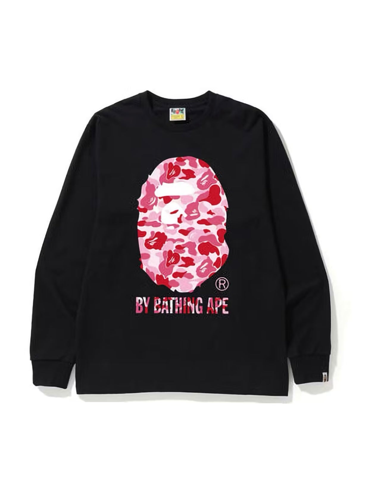 Bape ABC Camo By Bathing Ape Long Sleeve Black Pink