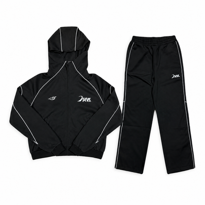 Triple Sevens Tracksuit Black