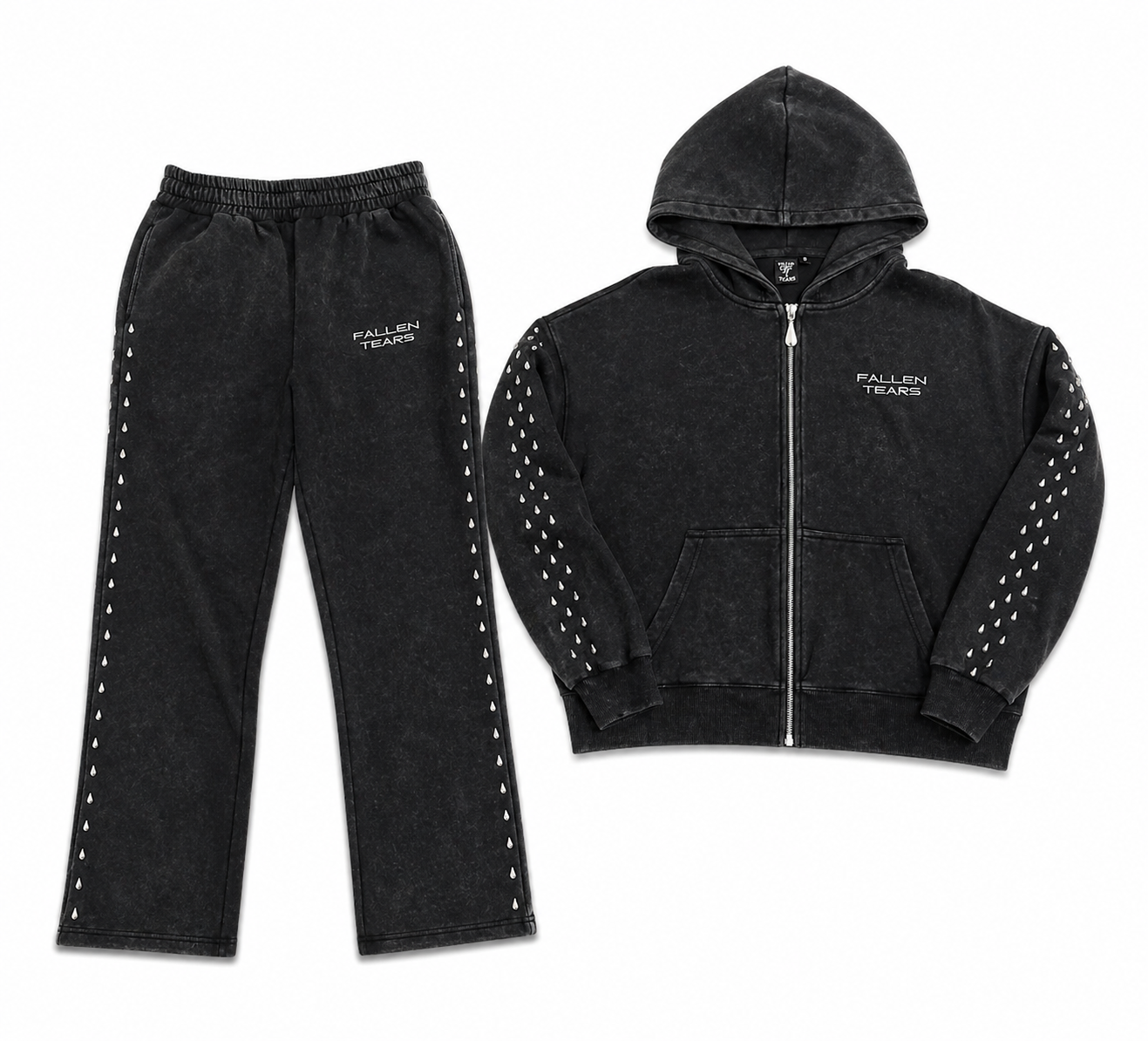 Fallen Tears Midnight Mourning Sweatsuit Black