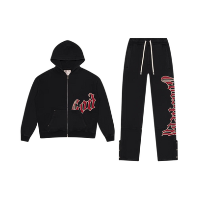 Godspeed OG Logo Sweatsuit V2 Black/Red