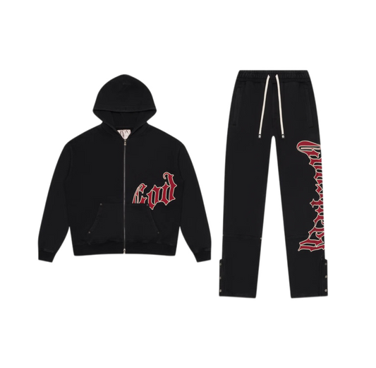 Godspeed OG Logo Sweatsuit V2 Black/Red