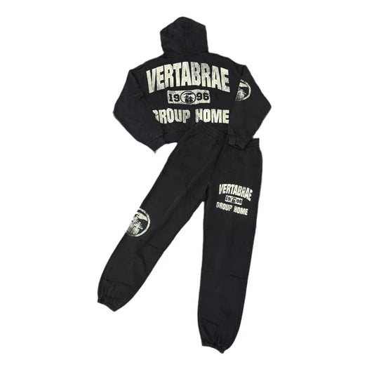 Vertabrae Group Home Sweatsuit Black