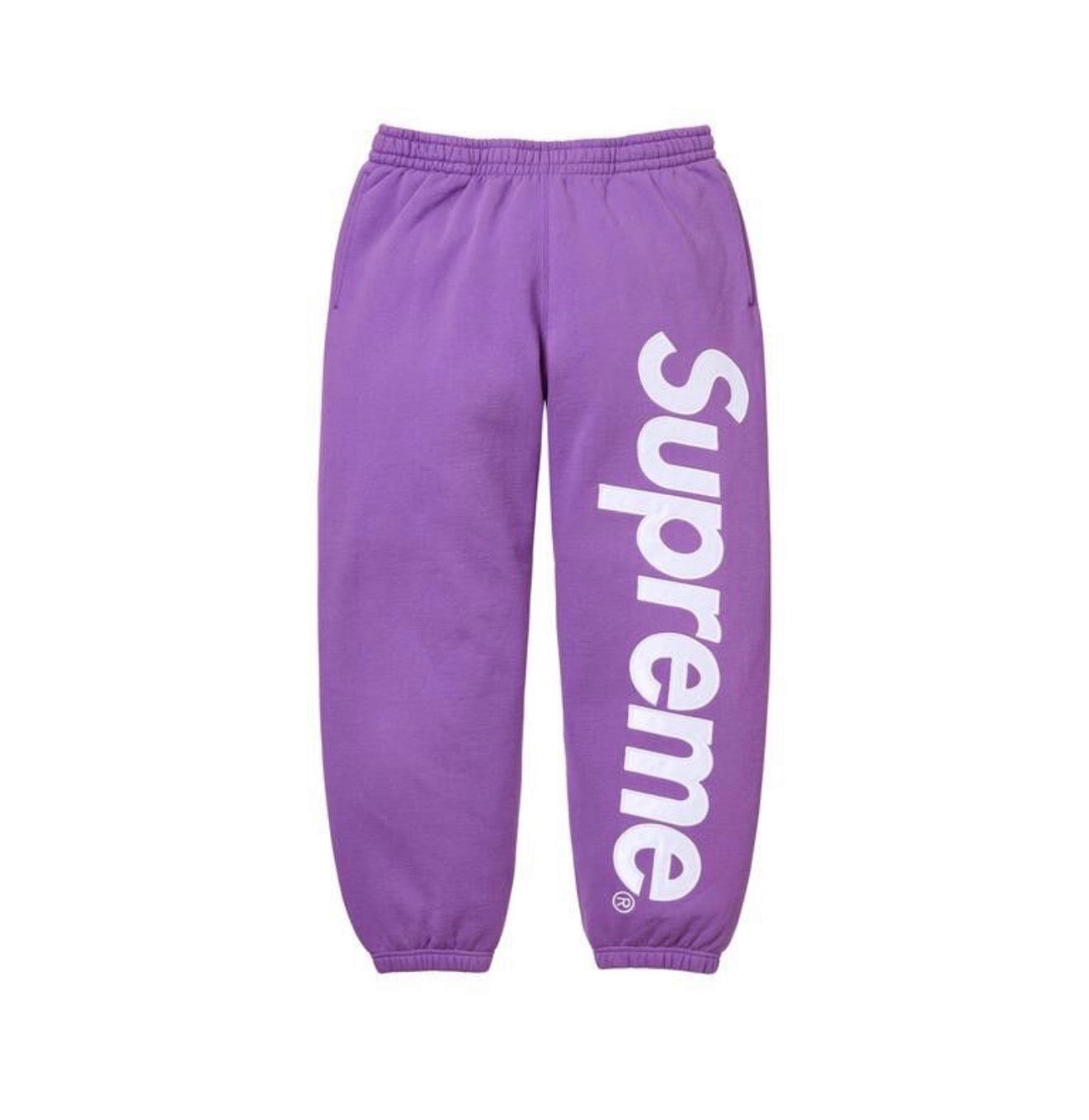 Supreme Satin Applique Sweatsuit Violet
