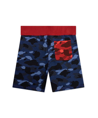 Bape Crazy Camo Shorts Purple/Blue