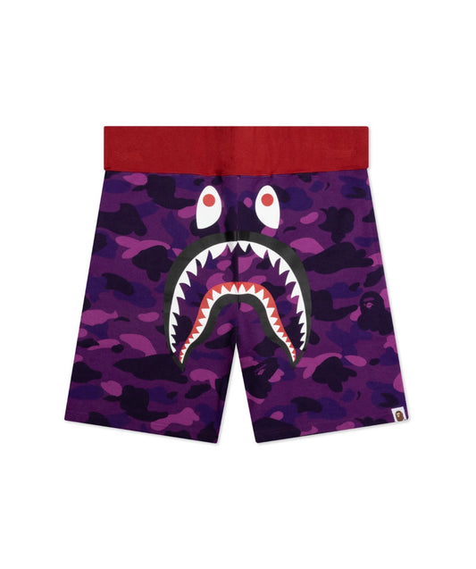 Bape Crazy Camo Shorts Purple/Blue