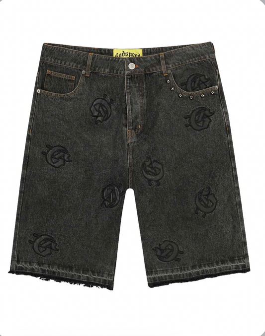 Godspeed Infinity Jean Shorts Black