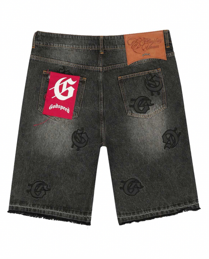 Godspeed Infinity Jean Shorts Black