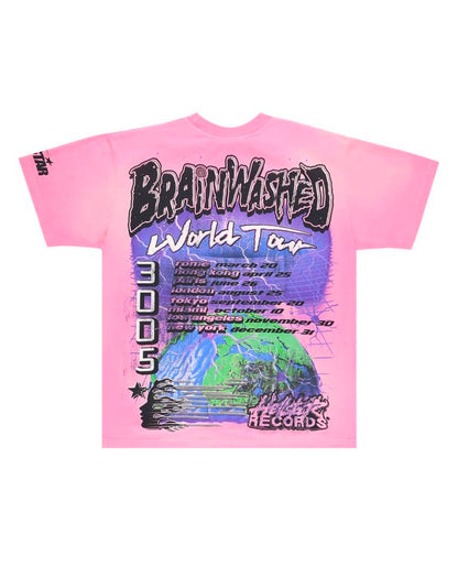 Hellstar Brainwashed T-Shirt Pink