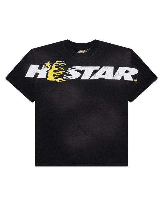 Hellstar Studios Cartoon Logo T-Shirt Yellow