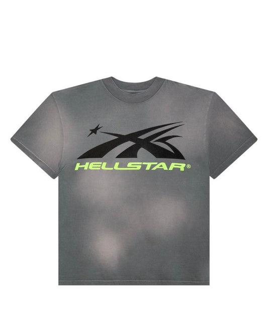 Hellstar Sports Core Logo Gel T-Shirt Grey