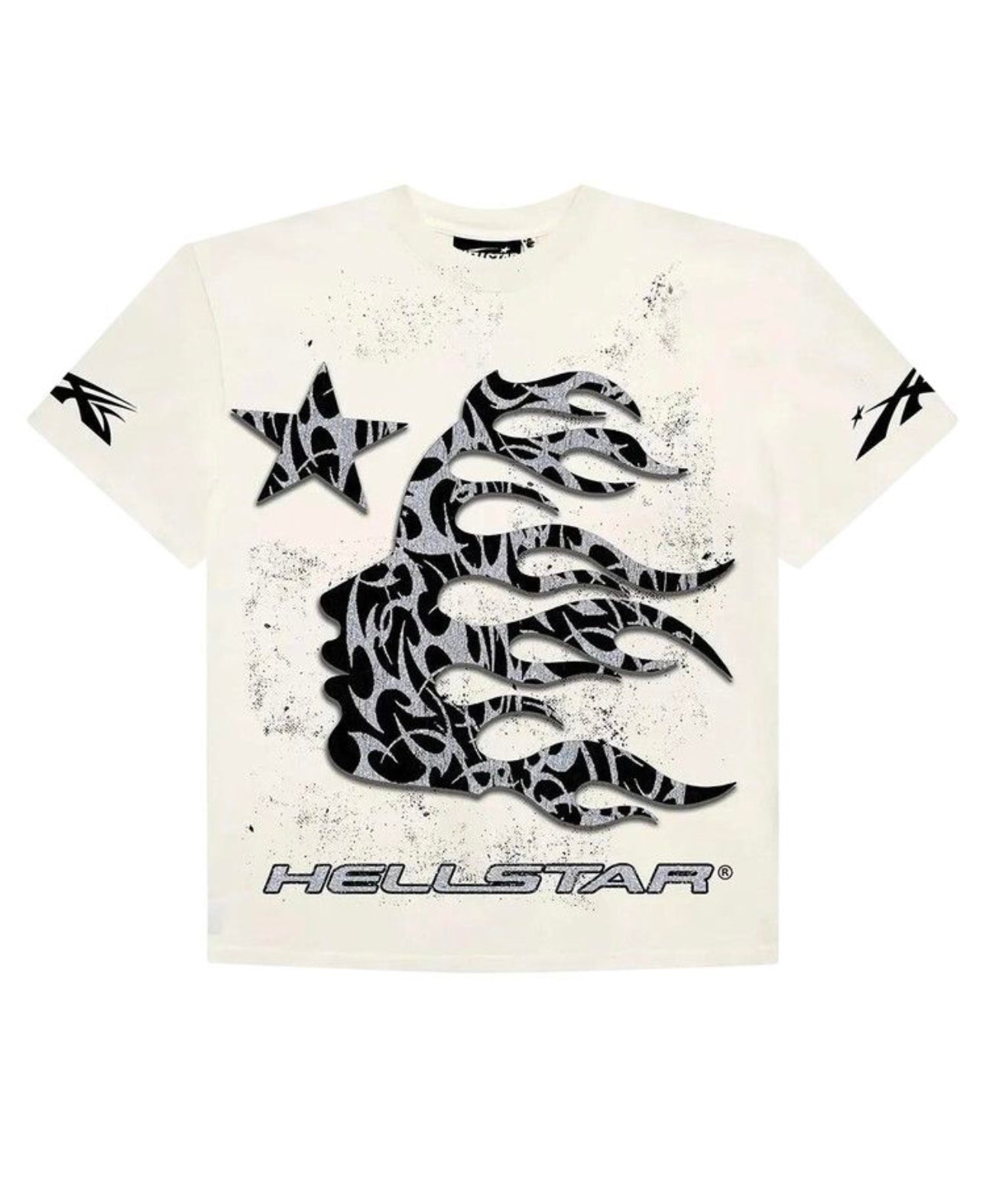 Hellstar Glitter P2P T-Shirt Black