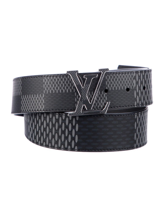 Louis Vuitton Belt Damier Graphite 3D