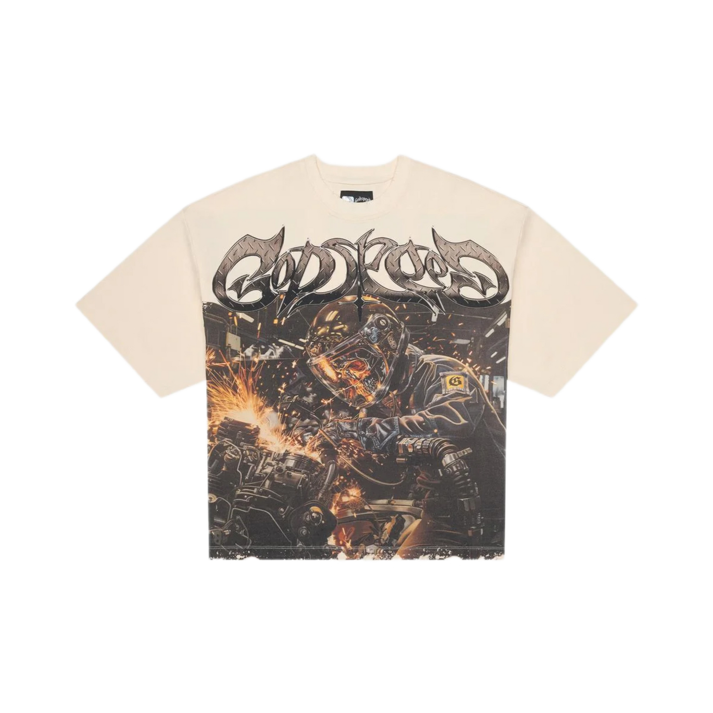 Godspeed Steel Sharpens T-Shirt Bone