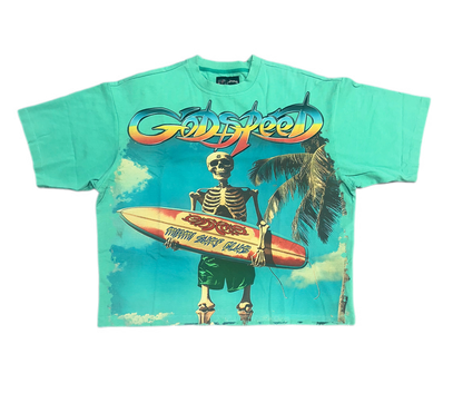 Godspeed Miami Surf Club T-Shirt Teal