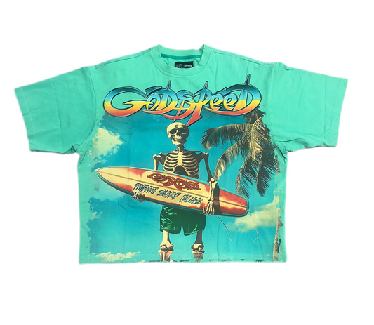 Godspeed Miami Surf Club T-Shirt Teal