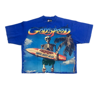 Godspeed Miami Surf Club T-Shirt Blue