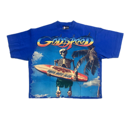 Godspeed Miami Surf Club T-Shirt Blue