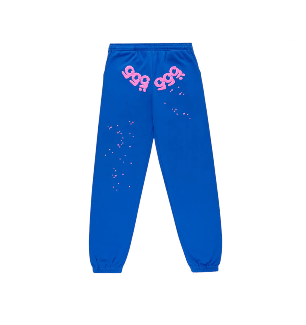 Sp5der Angel Number Sweatpants Blue