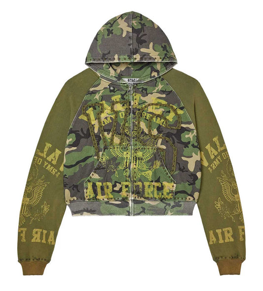 Vale Forever Camo Terrain Zip-Up Green