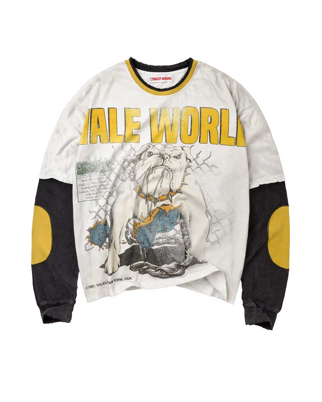 Vale Forever Dog Yard Layered Long Sleeve White