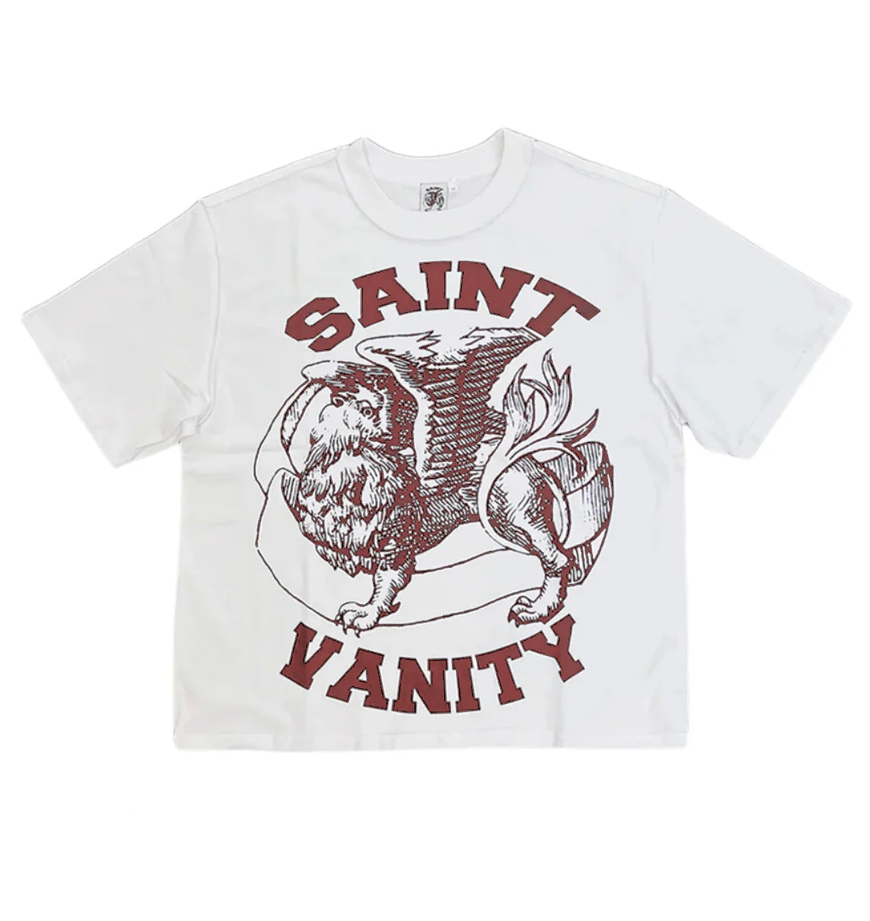 Saint Vanity Griffin T-Shirt White/Red